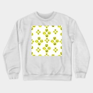 Happy face, smiley face emotions Crewneck Sweatshirt